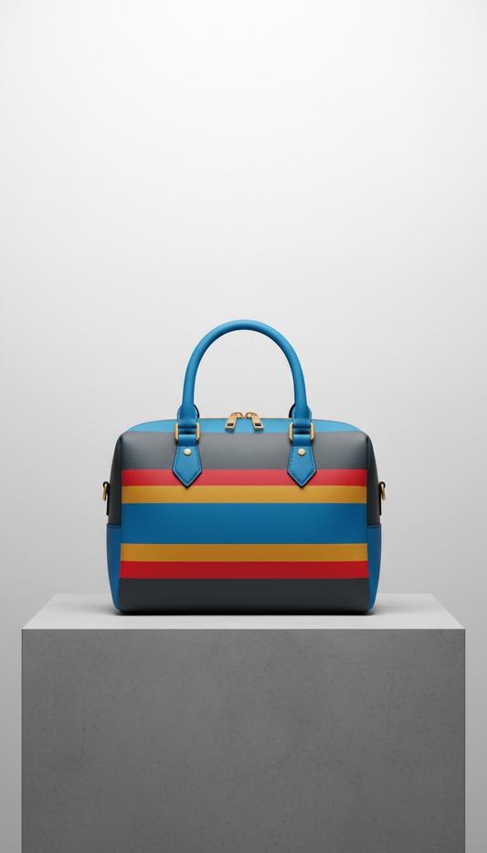 Urban Gold Graphic Hand Bag