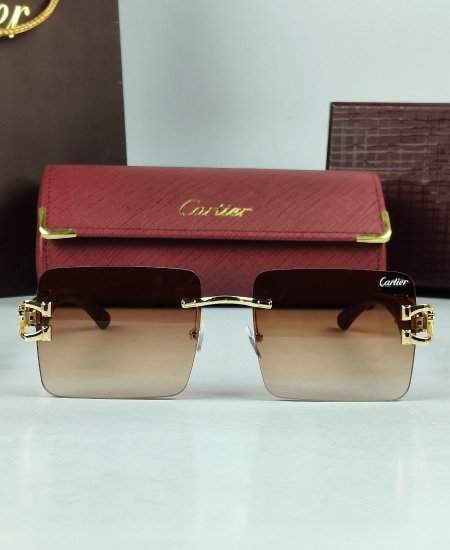 Cartier Sunglasses Rectangular CRT108